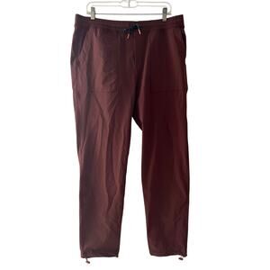 NWOT Cotopaxi Maroon Hiking Trekking Joggers Pant With Drawstring Waist Sz L